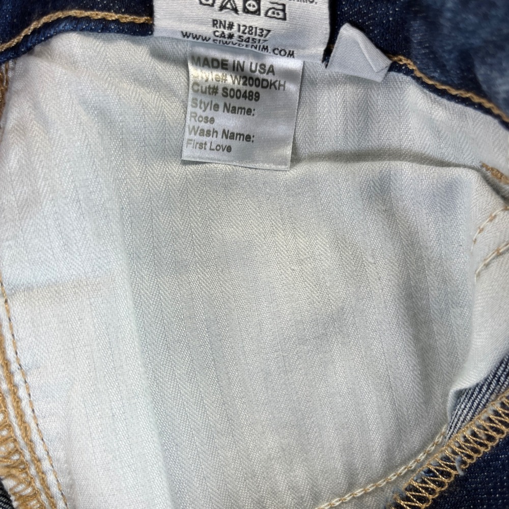 New with tags SIWY women 27/30X34 low rise Distressed whiskered Sexy Dress Jeans - Picture 8 of 16
